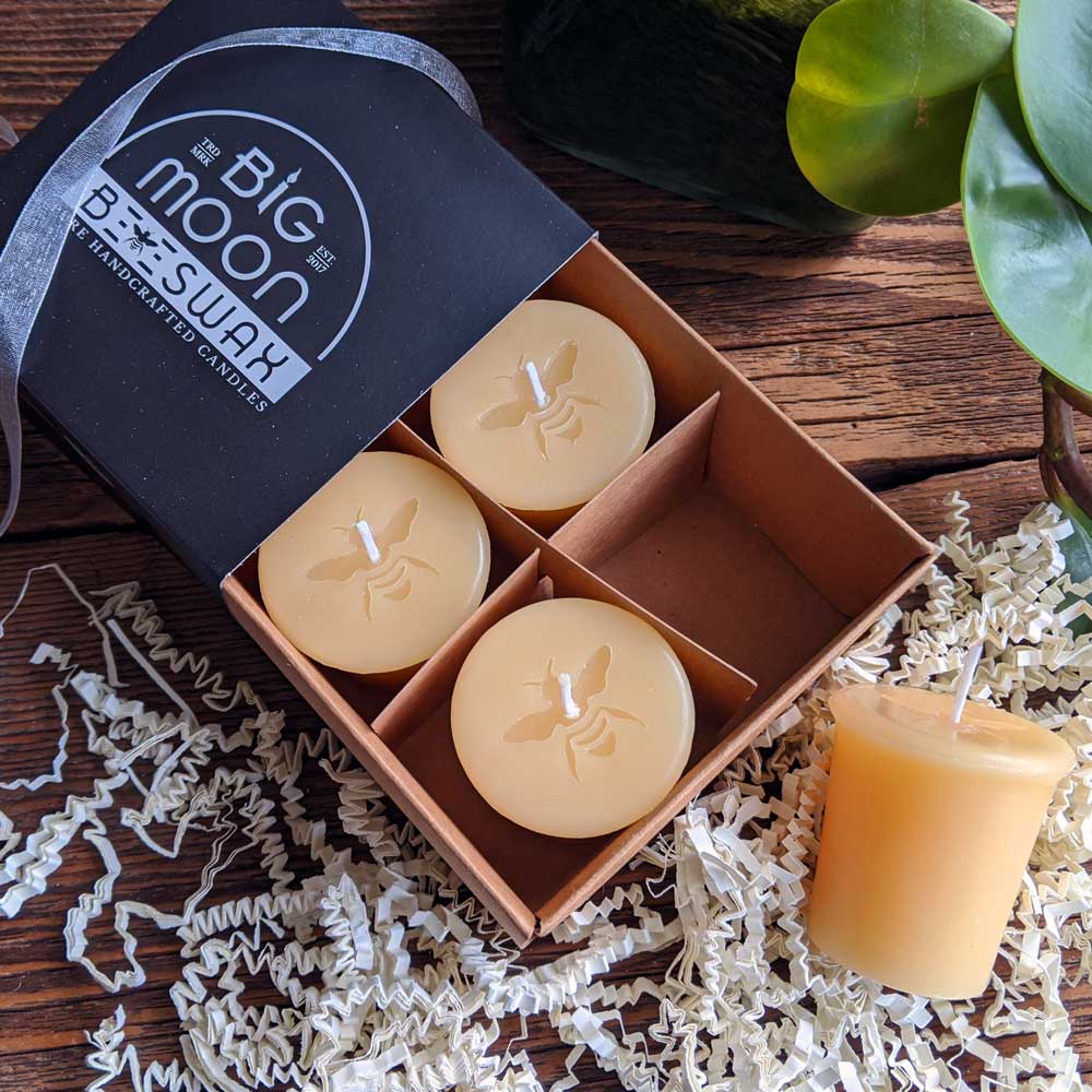 beeswax votive candles