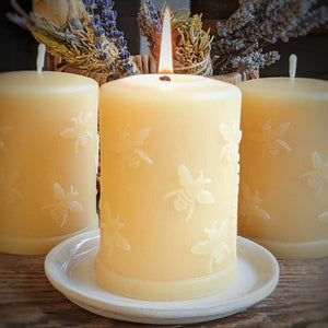 Beeswax Candle Gift Set: Bee Happy