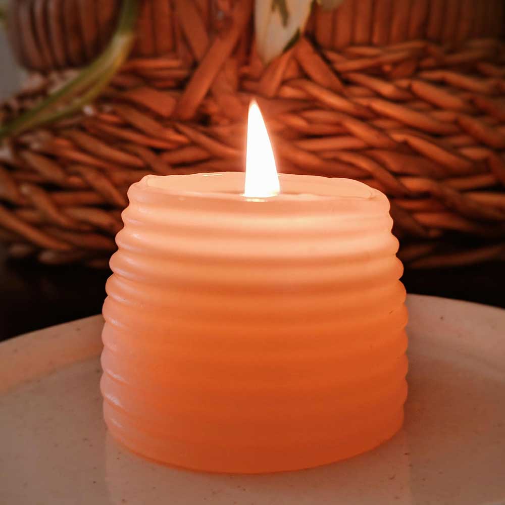 Beeswax Skep Candle - 100% Beeswax