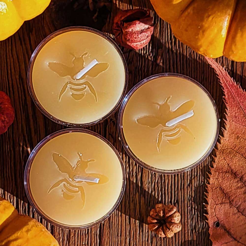 Beeswax Tealights for Beeswax Lovers