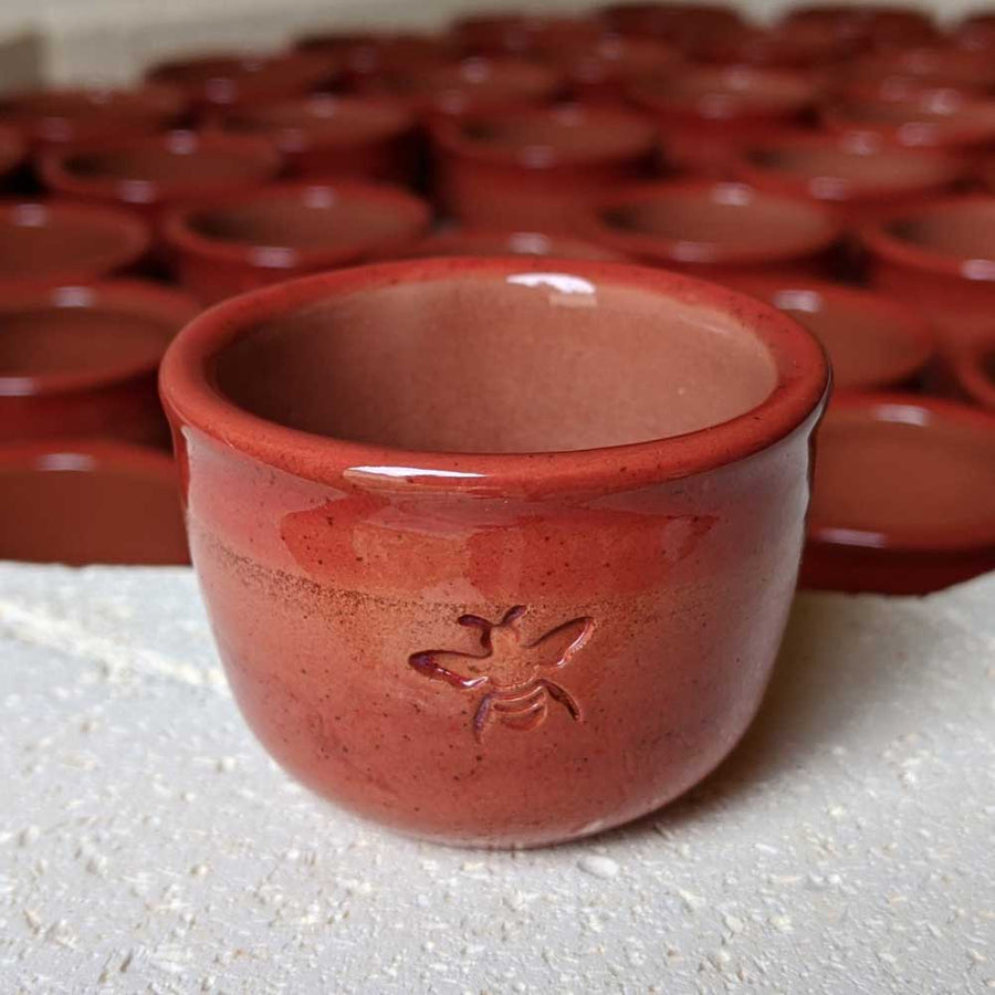 33 Moon Drops with 3 Ceramic Moon Drop Cups in Autumn Red: Sold Out Bee Back Soon